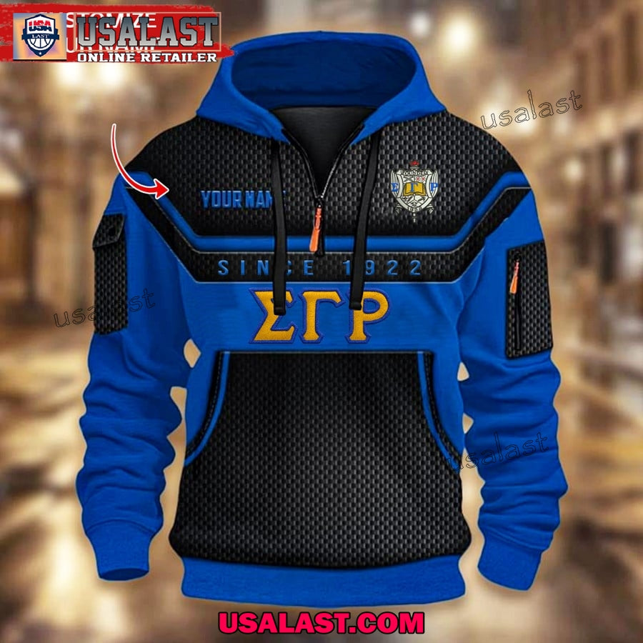 Sigma Gamma Rho Fraternity Custom Name Heavy Hoodie