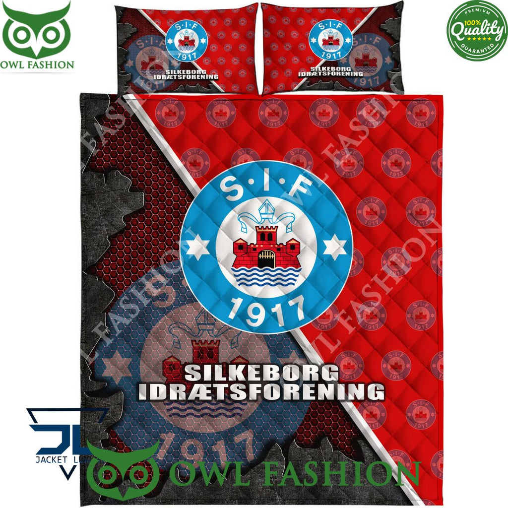 Silkeborg IF Superliga Quilt Broken Bedding Set