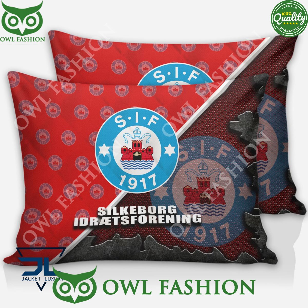 Silkeborg IF Superliga Quilt Broken Bedding Set