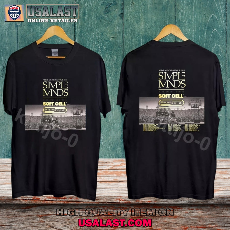 Simple Minds Bring Alive & Kicking Tour 2025 T-Shirt
