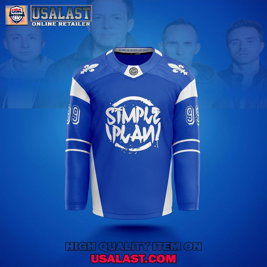 Simple Plan Rock Band Hockey Jersey