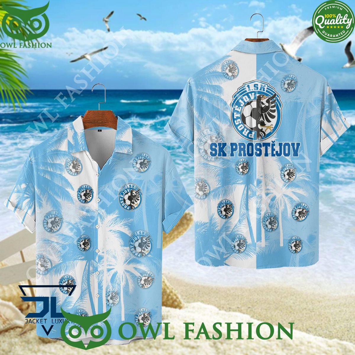 SK Prostejov Czech Football Team Champion Hawaiian Shirt