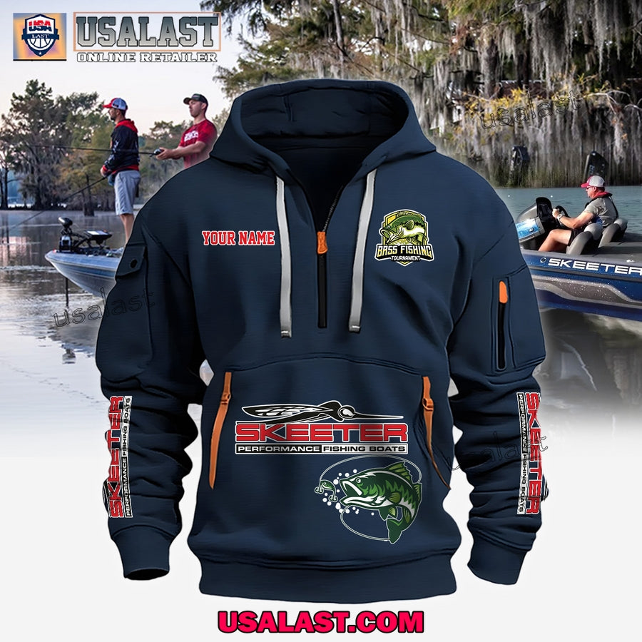 Skeeter Boats Fishing Custom Name Heavy Hoodie