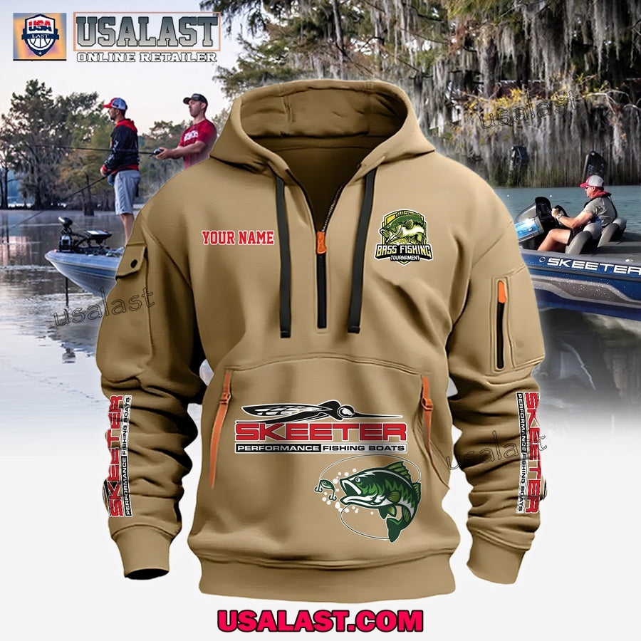 Skeeter Boats Fishing Custom Name Heavy Hoodie