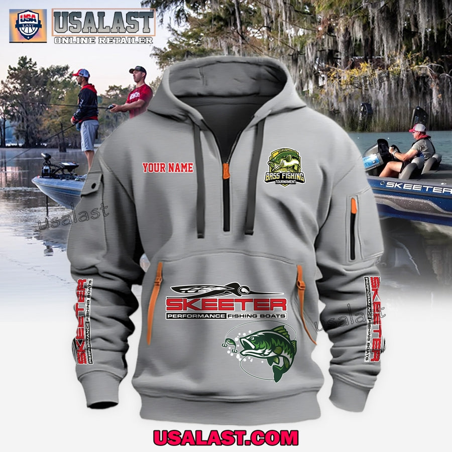 Skeeter Boats Fishing Custom Name Heavy Hoodie