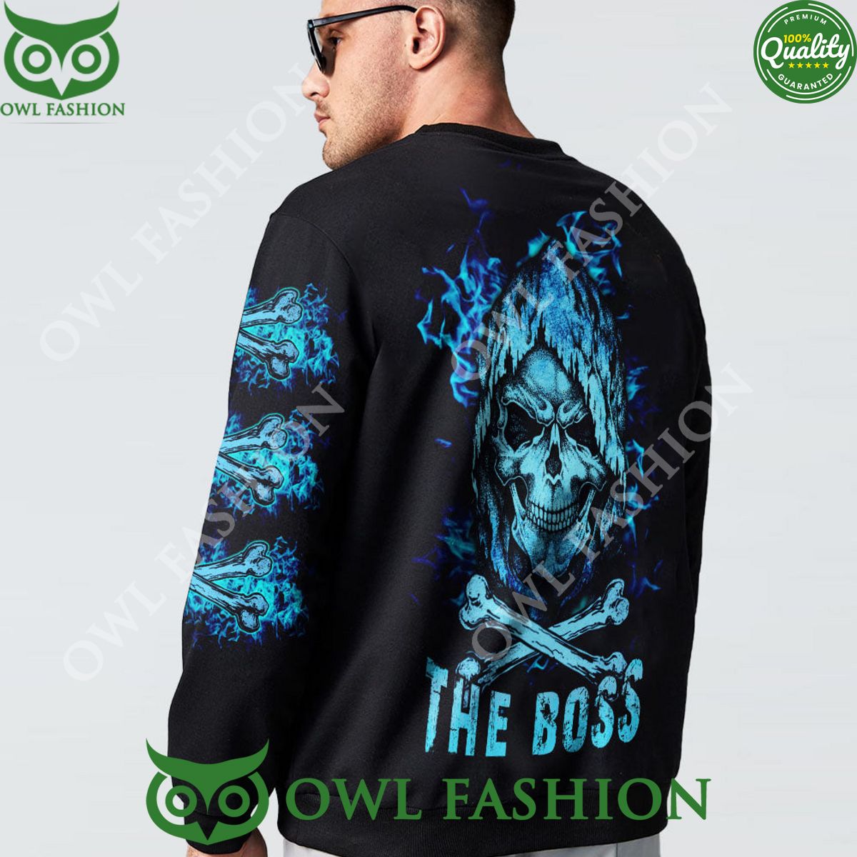 Skull Reaper Couple The Boss And Real Boss Hoodie