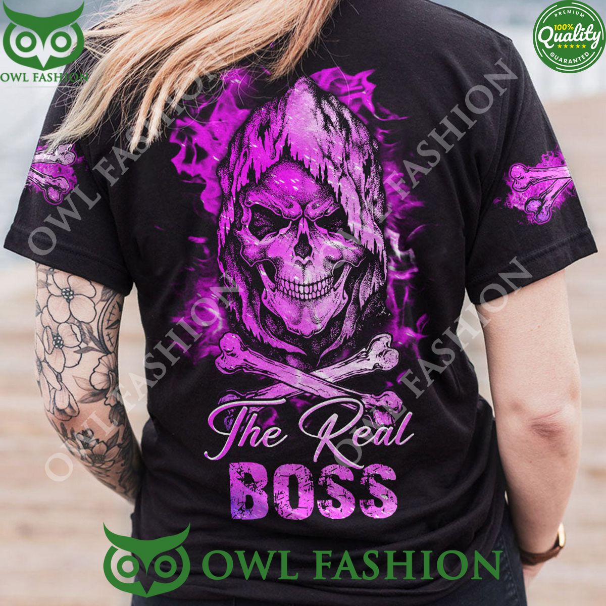 Skull Reaper Couple The Boss And Real Boss Hoodie