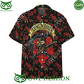 Skulls With Guns And Roses 3D Summer Hawaiian Shirt