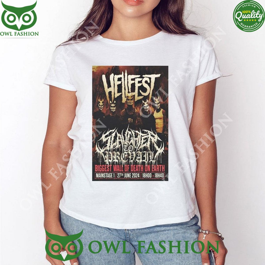 Slaughter To Prevail Hellfest June 27 2024 Poster Shirt Hoodie