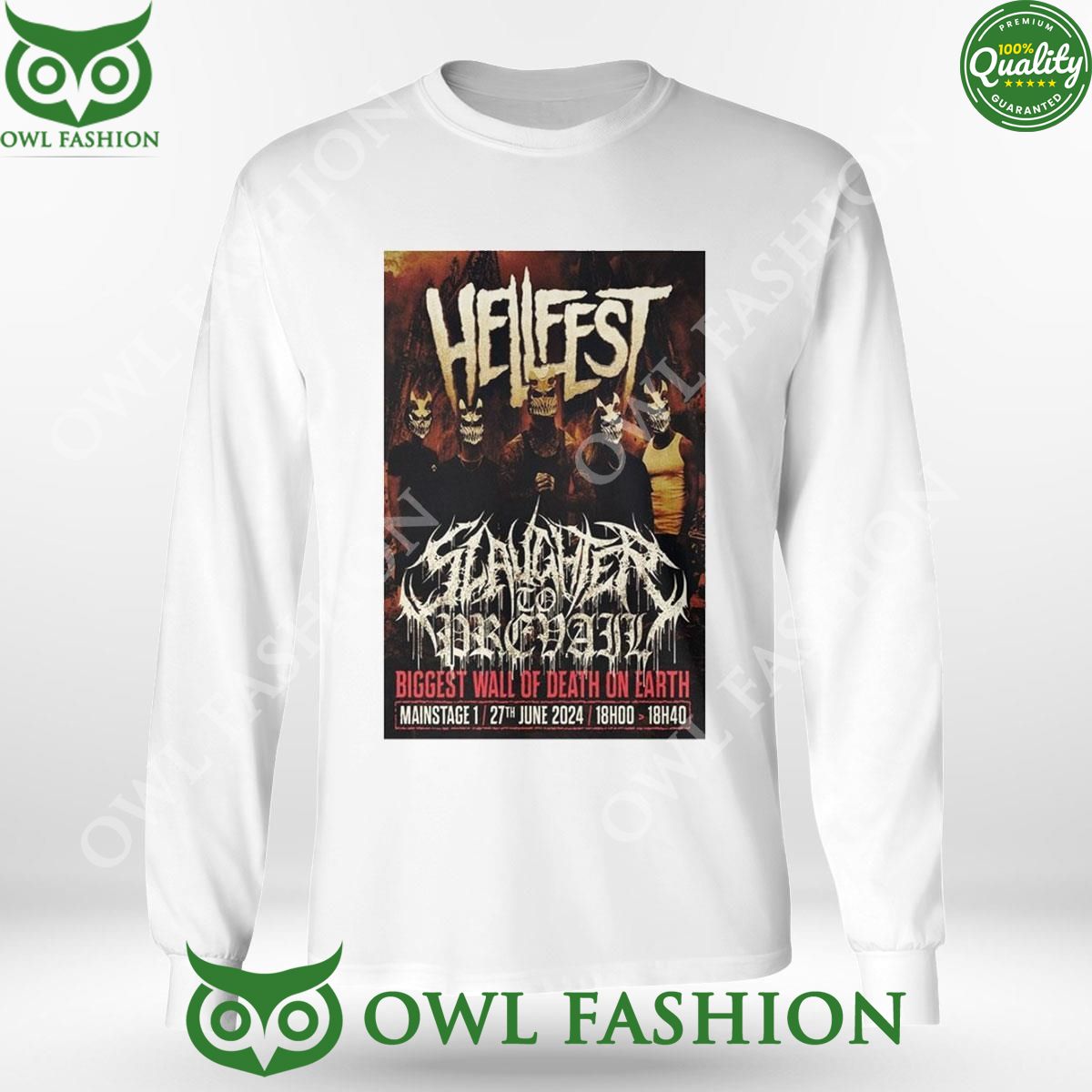 Slaughter To Prevail Hellfest June 27 2024 Poster Shirt Hoodie