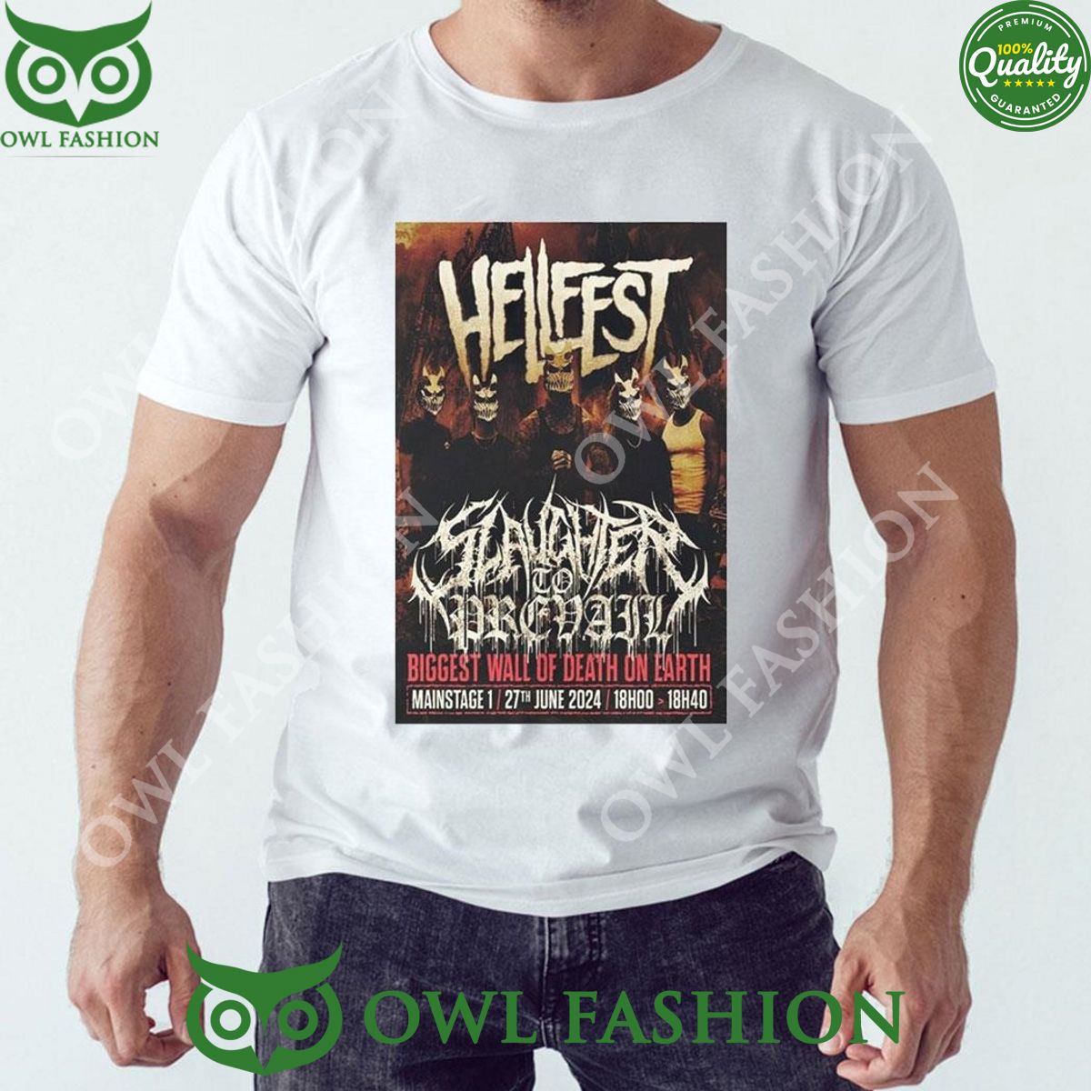 Slaughter To Prevail Hellfest June 27 2024 Poster Shirt Hoodie