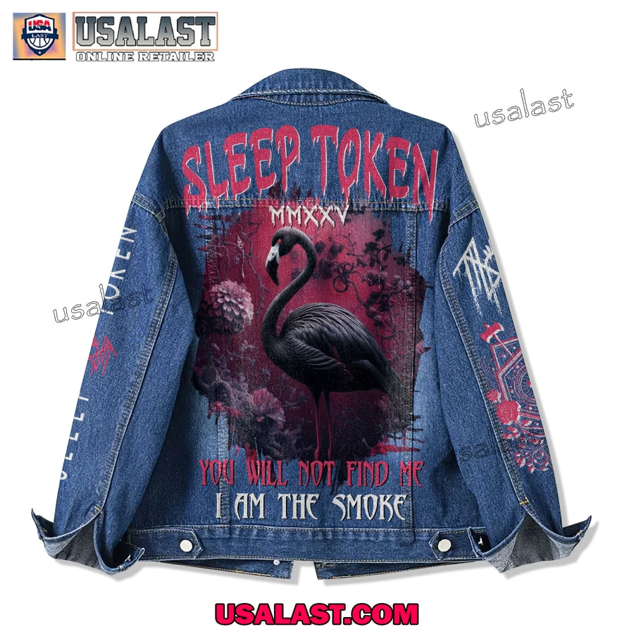 Sleep Token Flamingo Custom Denim Jacket