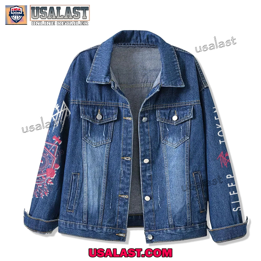 Sleep Token Flamingo Custom Denim Jacket