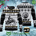 SLINGSHOT I left my snomobile Lynx Ugly Sweater Jumper