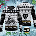 SLINGSHOT I left my snomobile ugly sweater jumper