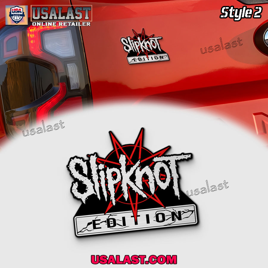 Slipknot Edition 3D Engraved Car Name Emblem