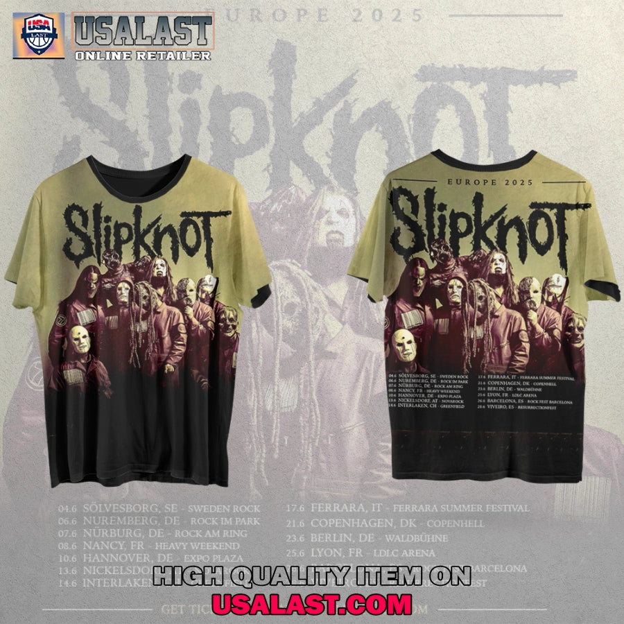 Slipknot Summer 2025 Tour All Over Print Shirt