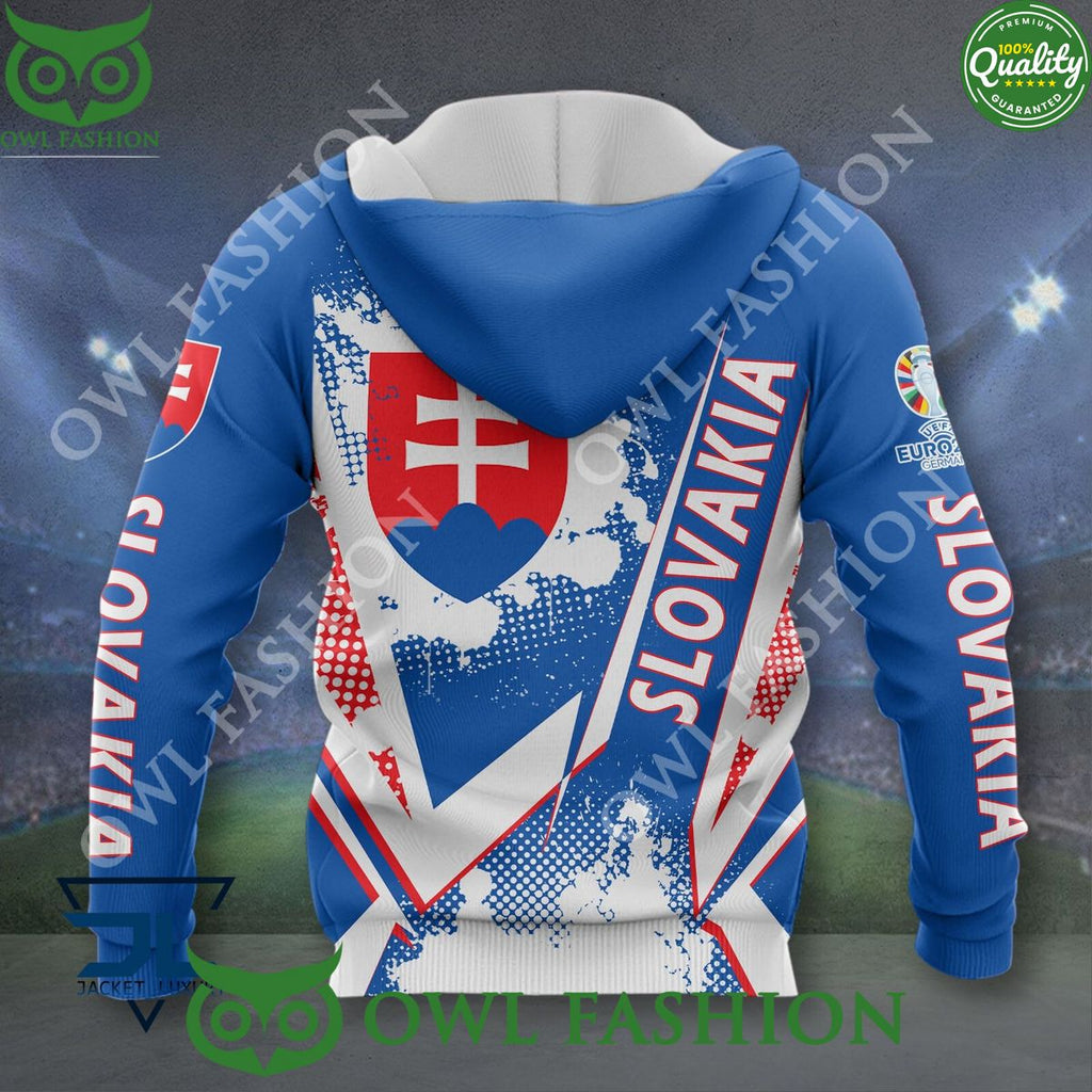 Slovakia National Football Team Euro Customized 3D Polo shirt