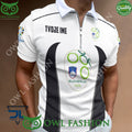 Slovenia Zipper Logo Football Team Euro 2024 Polo Shirt
