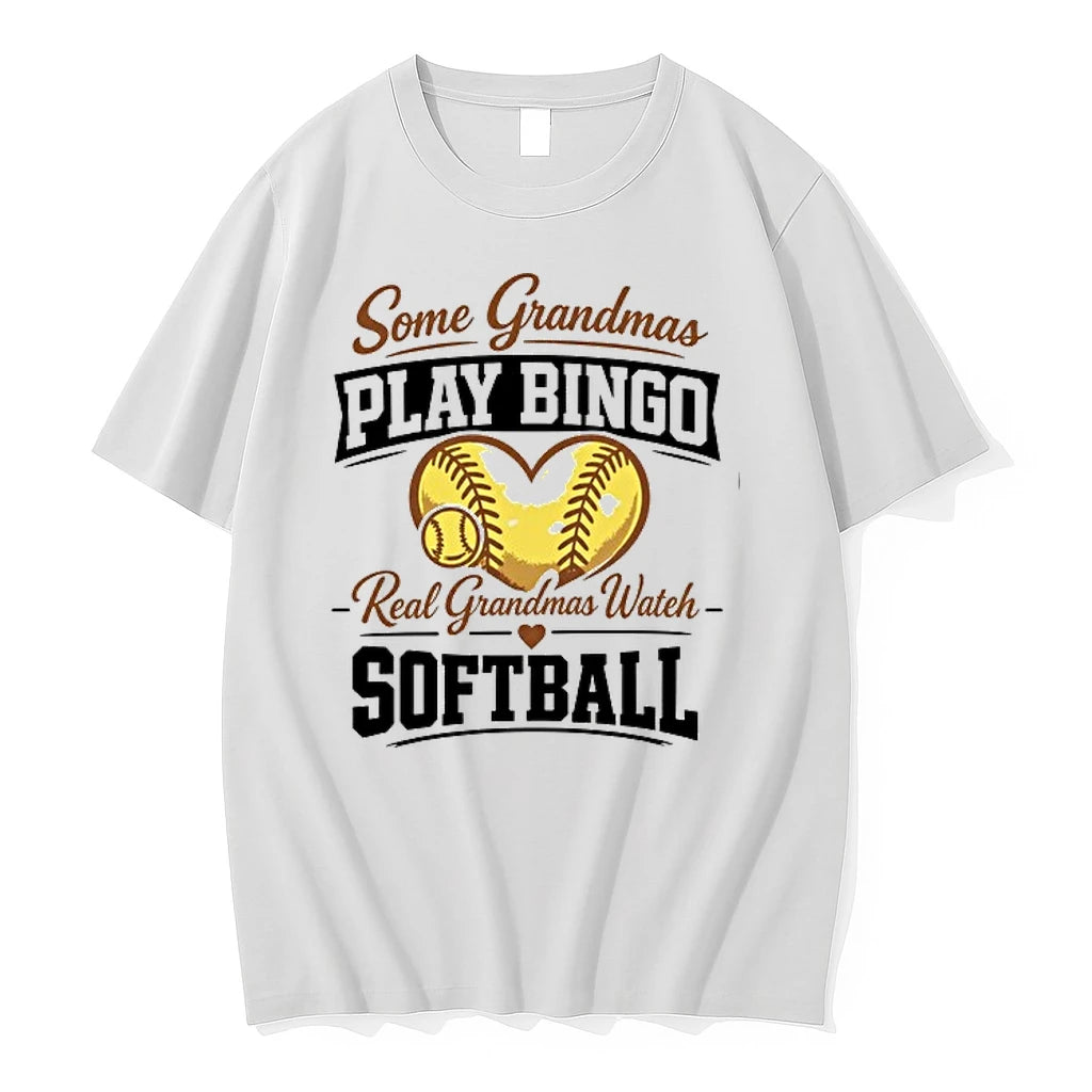 Some Grandmas Play Bingo Real Grandmas Watch Softball 0 Tshirts Sweater