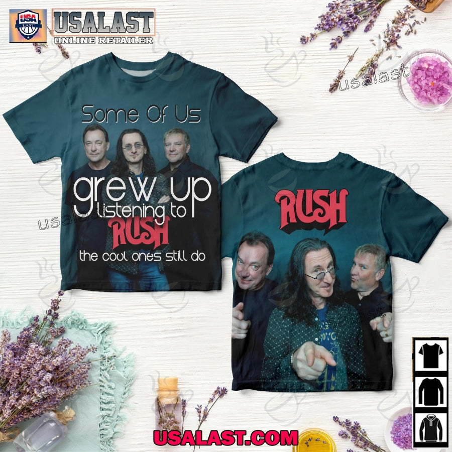 Some Of Us Grew Up Listening To Rush Band 3D Shirt
