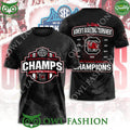 South Carolina Gamecocks 2025 Women’s Basketball Tournament Black 3D t Shirt