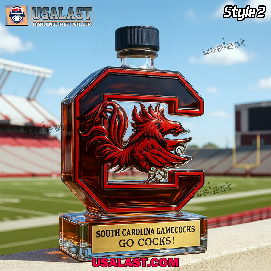 South Carolina Gamecocks Limited Edition Whiskey Bottle