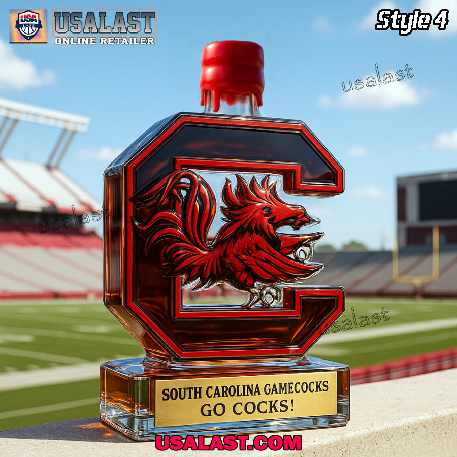 South Carolina Gamecocks Limited Edition Whiskey Bottle