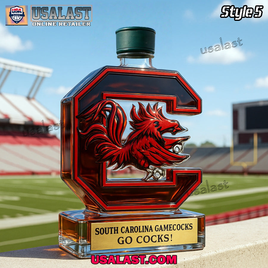 South Carolina Gamecocks Limited Edition Whiskey Bottle