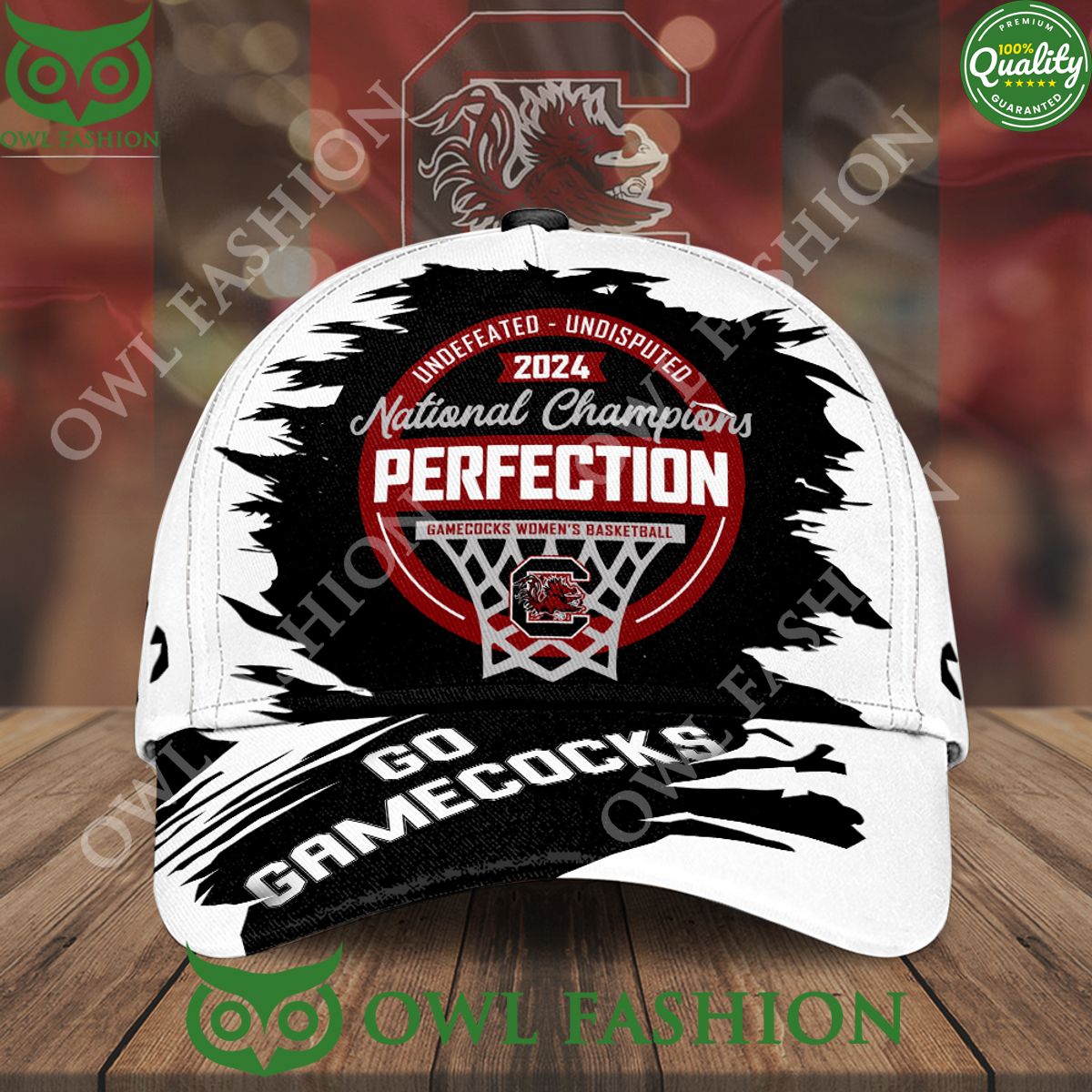South Carolina Gamecocks National Champions Perfection 2024 Classic Cap