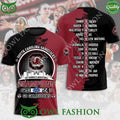 South Carolina Go Gamecocks Champions 2024 Teamate names 3d t shirt