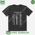 Spacex Starship Blueprint Elon Musk 2D T Shirt