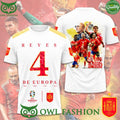 Spain National Football Team Reyes De Europa UEFA Winners Champion t shirt