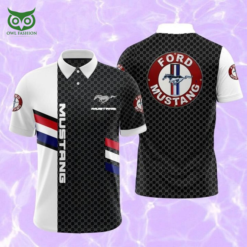 Sport Car Mustang Ford Logo 3D Polo