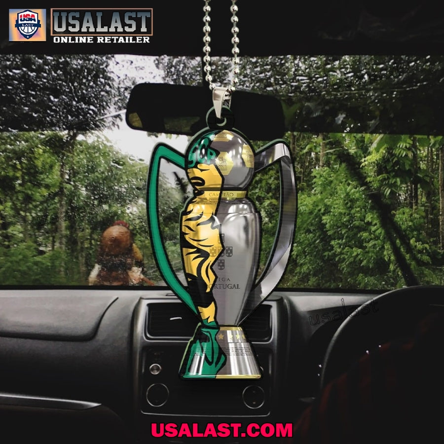 Sporting CP 2025 Liga Portugal Champions Car Ornament