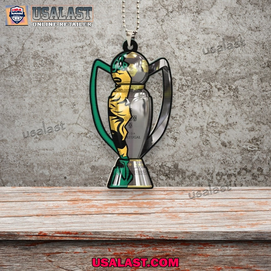 Sporting CP 2025 Liga Portugal Champions Car Ornament