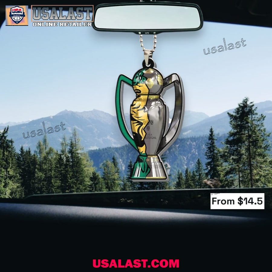 Sporting CP 2025 Liga Portugal Champions Car Ornament