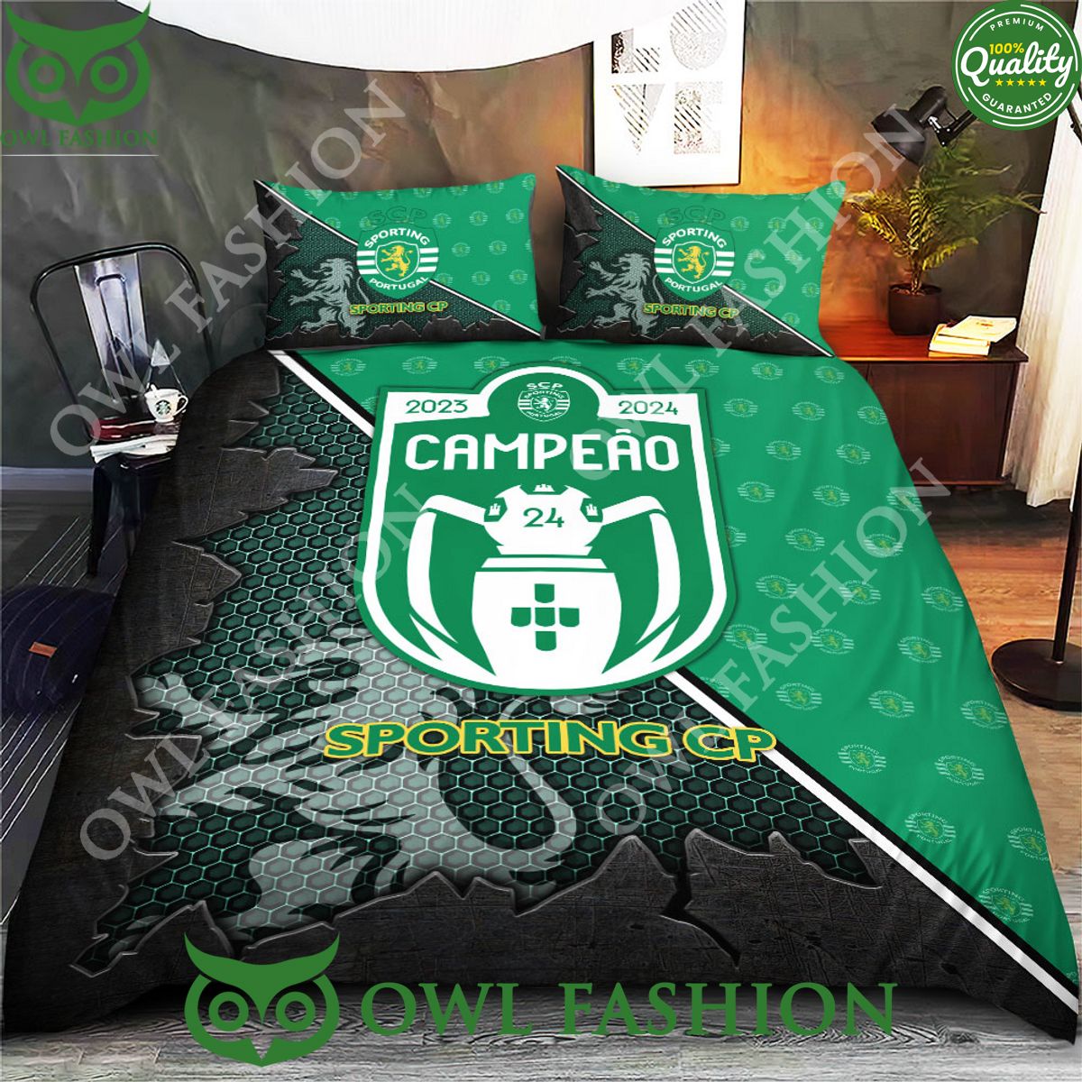 Sporting CP Campeao 2023 2024 Limited Bedding Set