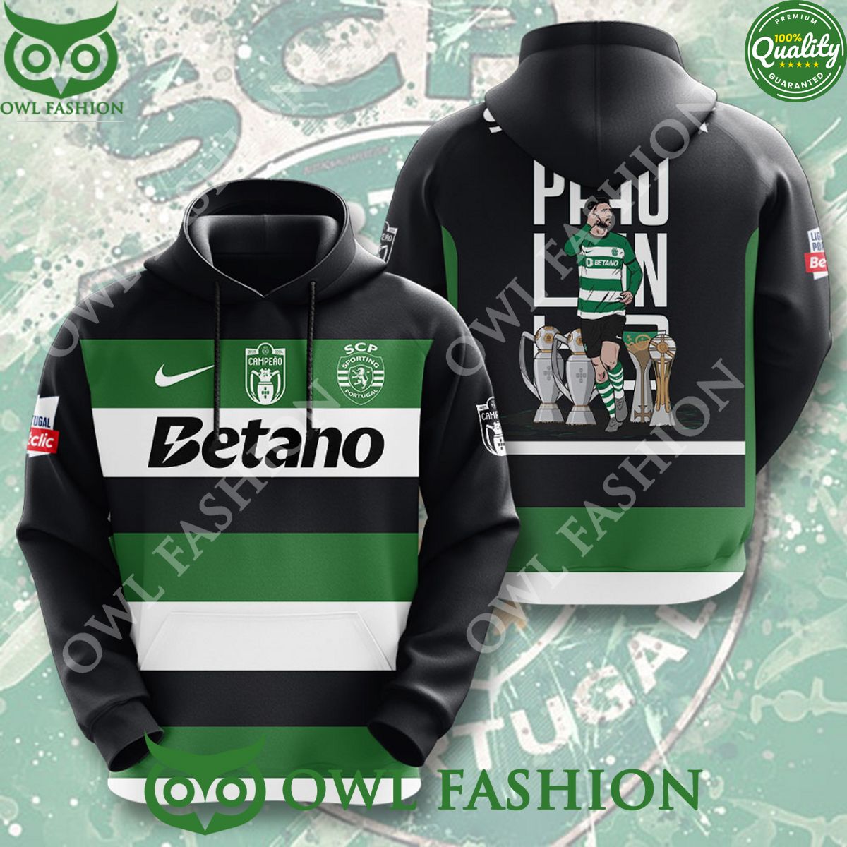 Sporting CP x Obrigado Paulinho Super Bock 4 cups t shirt