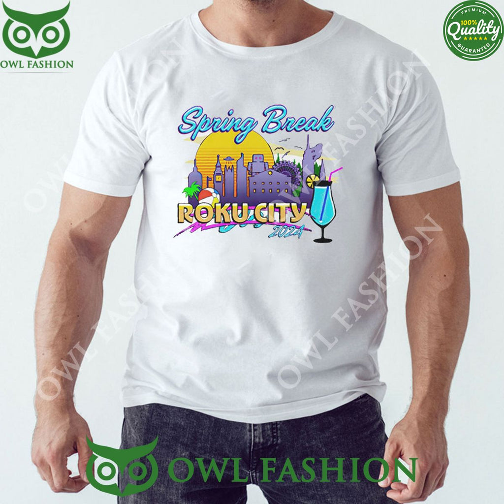 Spring Break Roku City 2024 2D Trending Shirt Hoodie