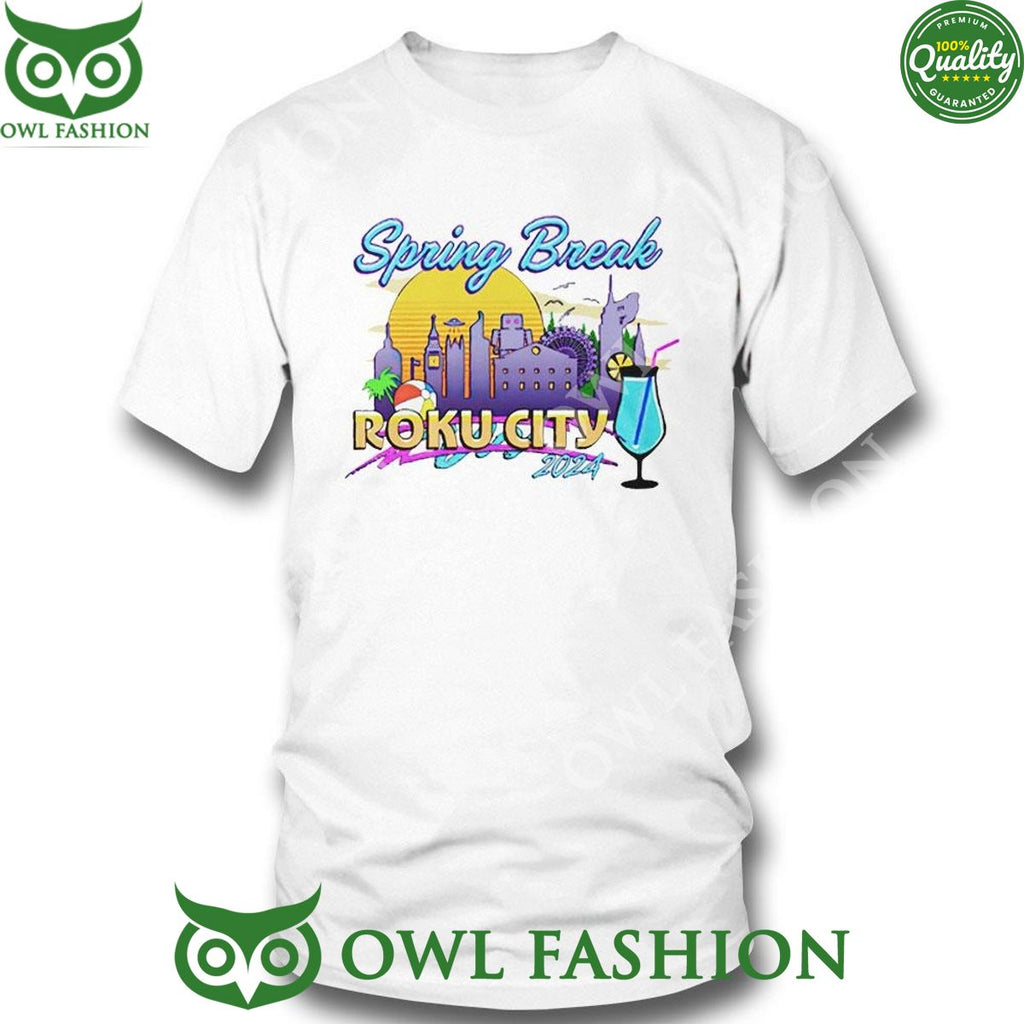 Spring Break Roku City 2024 2D Trending Shirt Hoodie