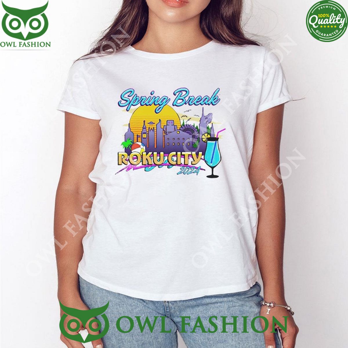 Spring Break Roku City 2024 2D Trending Shirt Hoodie
