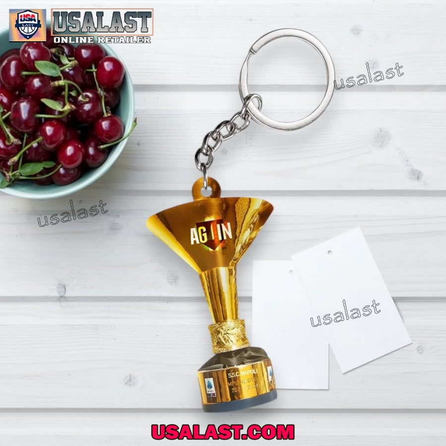 SSC Napoli 2025 Serie A Champions Car Ornament