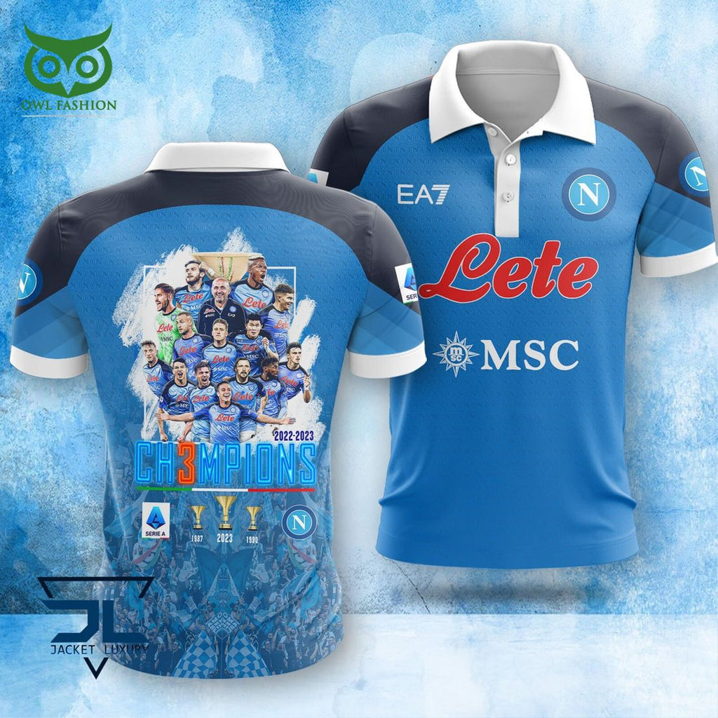 SSC Napoli Campioni d’Italia Serie A 3D Shirt