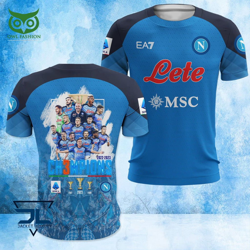 SSC Napoli Campioni d’Italia Serie A 3D Shirt