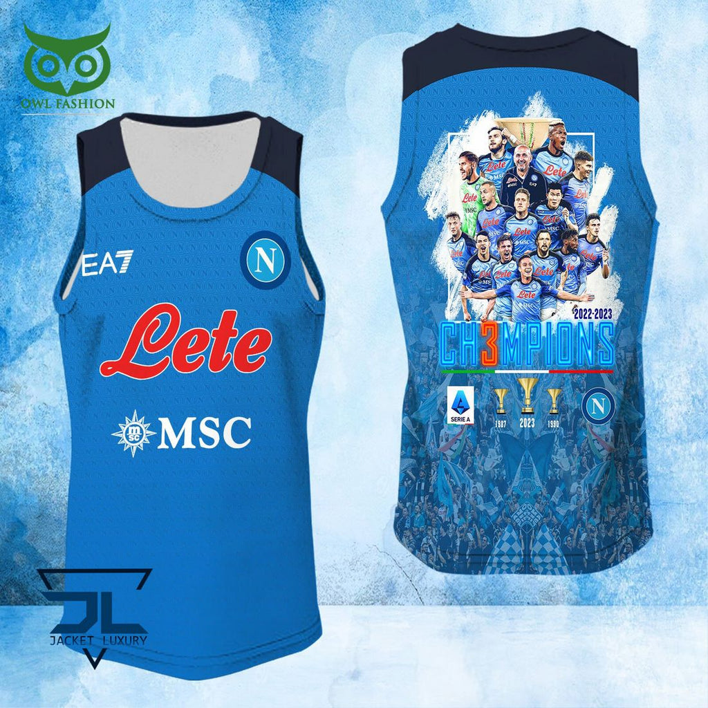 SSC Napoli Campioni d’Italia Serie A 3D Shirt