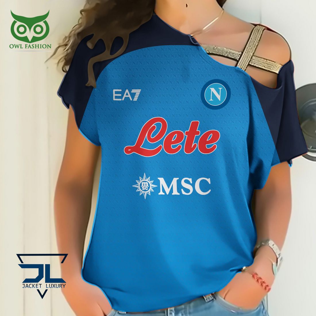 SSC Napoli Campioni d’Italia Serie A Team 3D Shirt