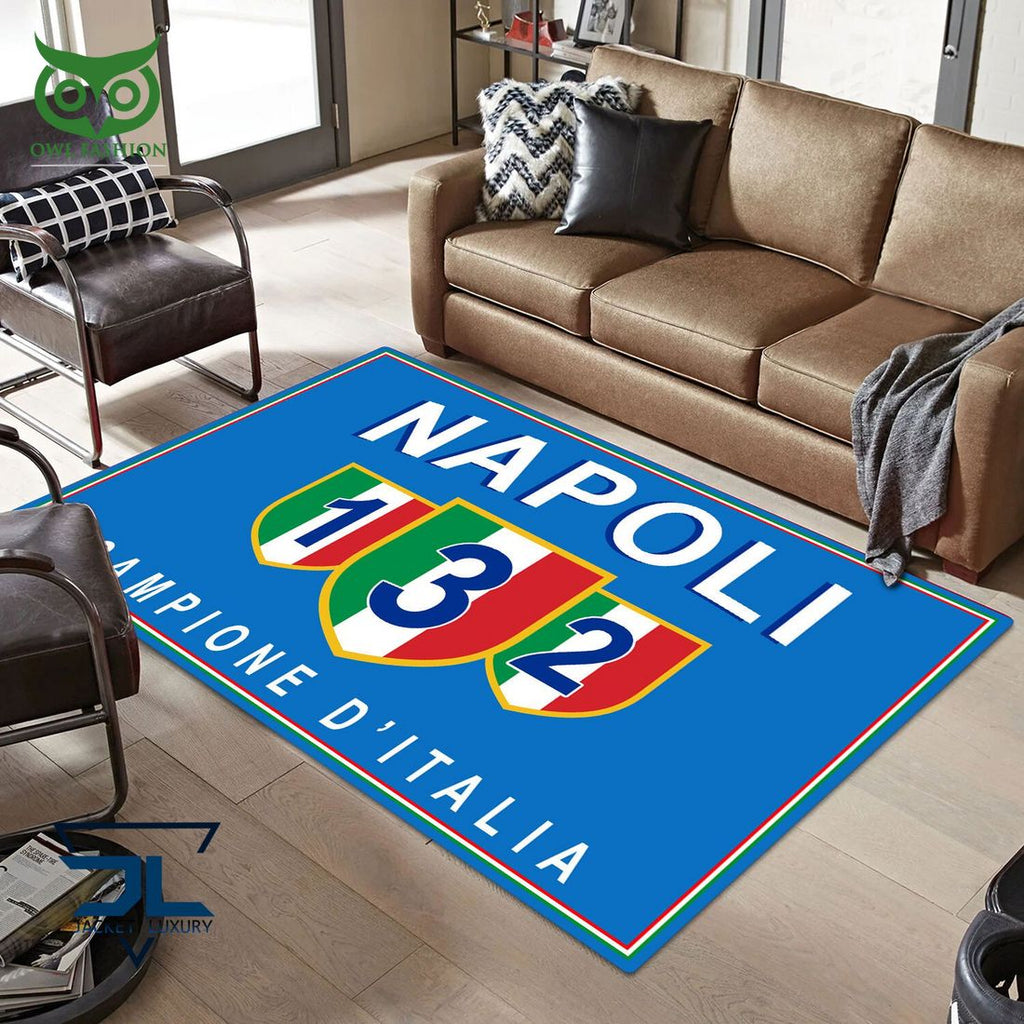 SSC Napoli Tappeto Campioni d’Italia Blue Rug