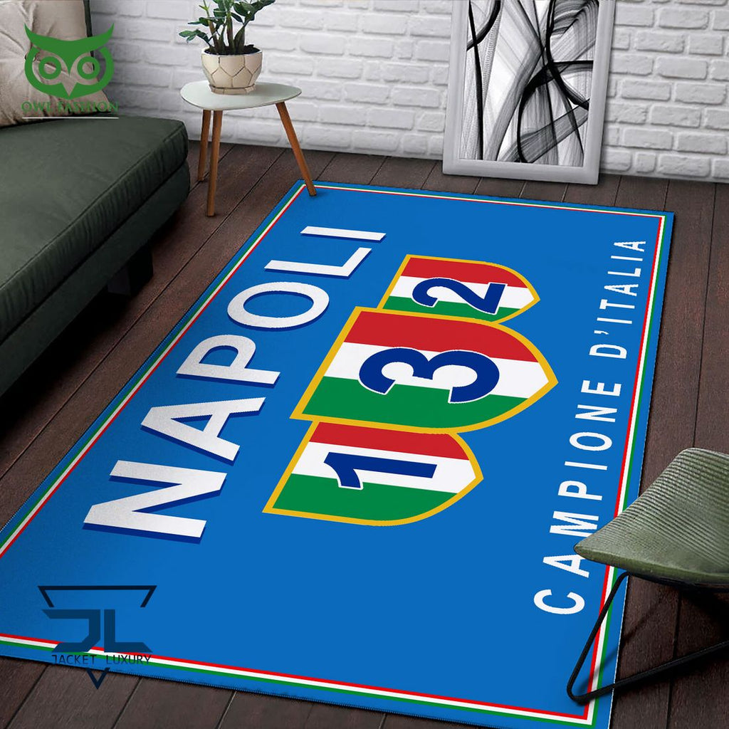 SSC Napoli Tappeto Campioni d’Italia Blue Rug