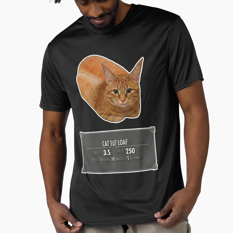 Cat Elf Loaf RPG Item Stats Funny by Astraskal